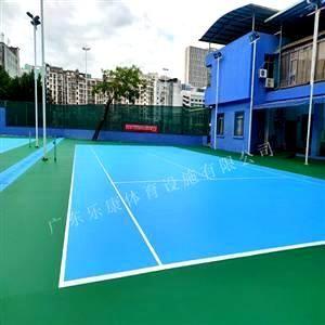 江西赣州网球场地胶案例